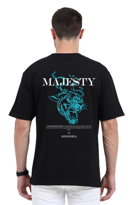 Majesty | Krodha Soul Animal|Oversized T-Shirt Collection | Black | Blue | Maroon
