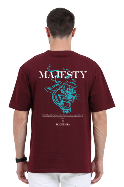 Majesty | Oversized T-Shirt | Black | Purple | Maroon