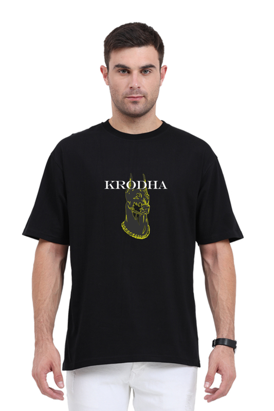 Honour | Krodha Soul Animal | Oversized T-Shirt Collection | Black