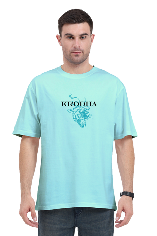 Majesty | Krodha Soul Animal | Oversized T-Shirt Collection | Mint | Sky Blue  | Baby Pink