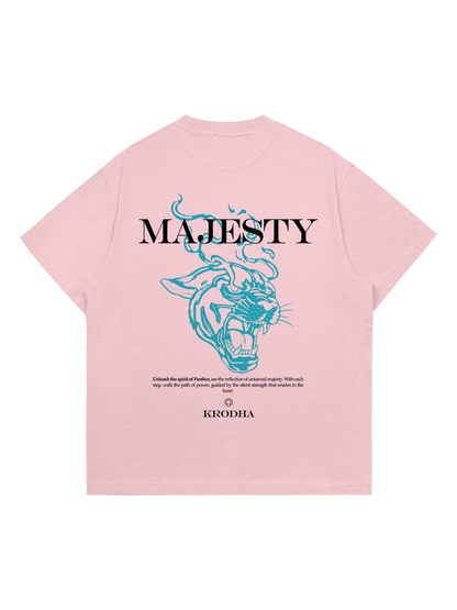 Majesty | Oversized T-Shirt | Mint | Sky Blue  | Baby Pink