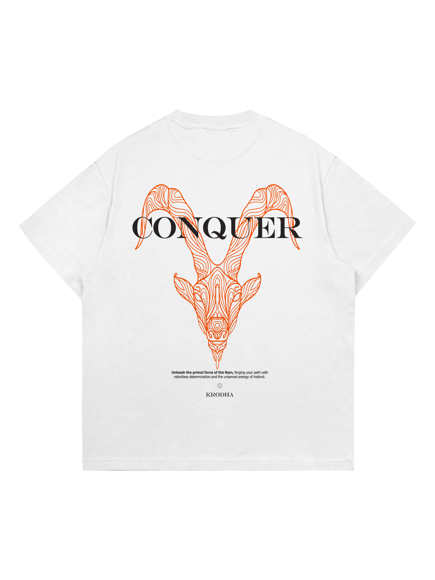 Conquer | Oversized T-Shirt | White