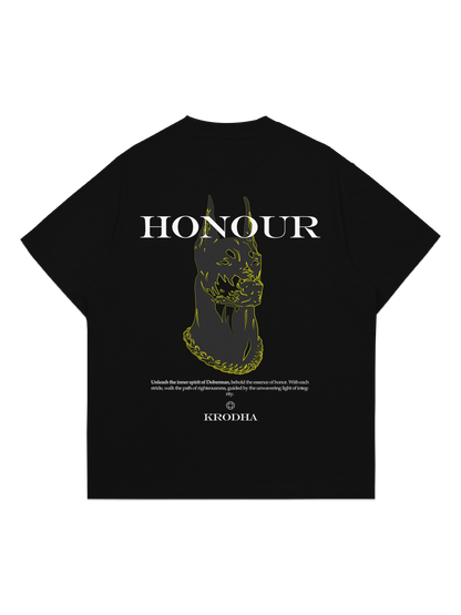 Honour | Oversized T-Shirt | Black