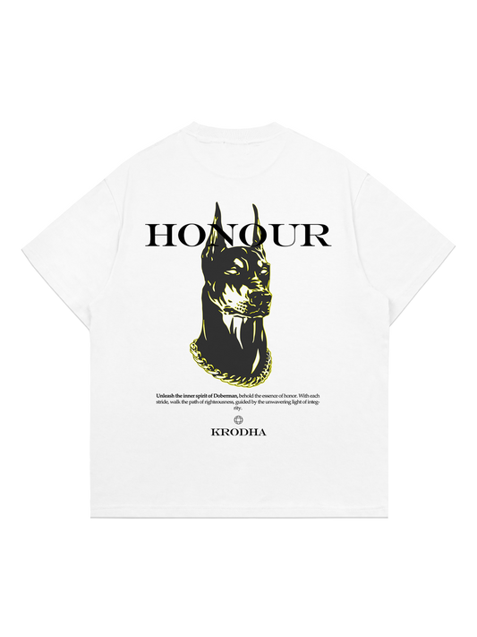 Honour | Oversized T-Shirt | White